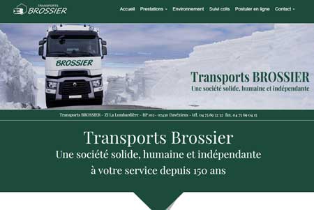 Transports Brossier, Davezieux